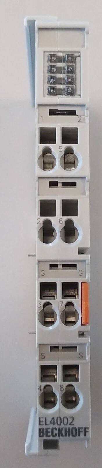 Beckhoff EL4002 EtherCAT 2-Channel Analog Output Terminal  - Vue 2