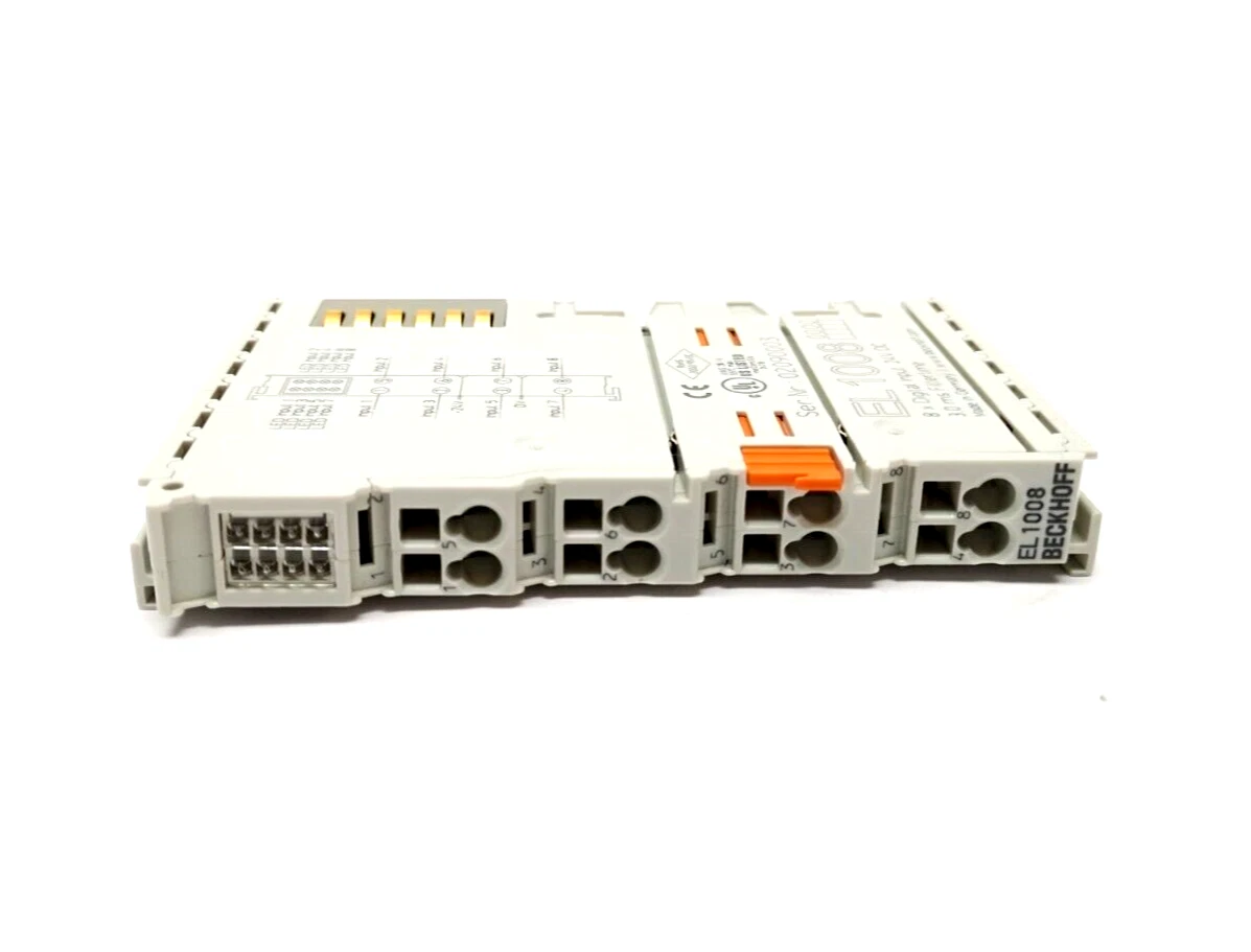 Beckhoff EL1008 EtherCAT 8-Channel Digital Input Terminal 24VDC - Vue 4
