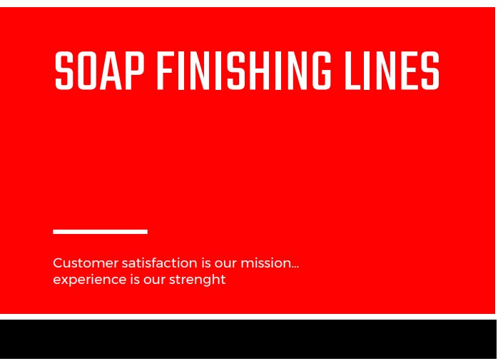 Aperçu - Lignes de Finition de Savon